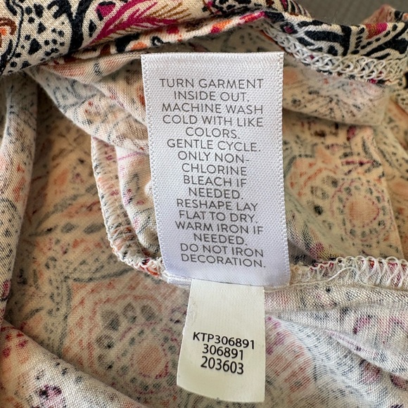 J. Jill Multicolor Floral Blouse - Picture 6 of 8